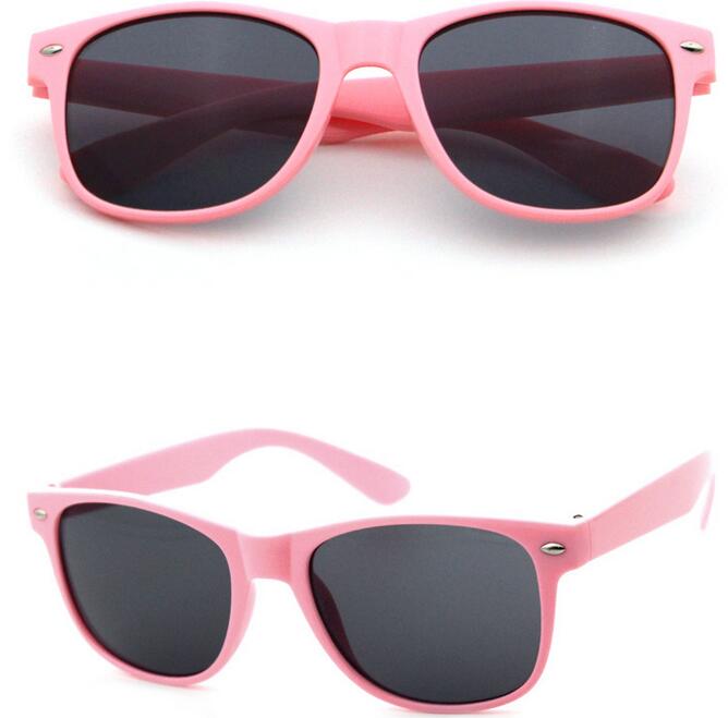 Pink wayfarer sunglasses