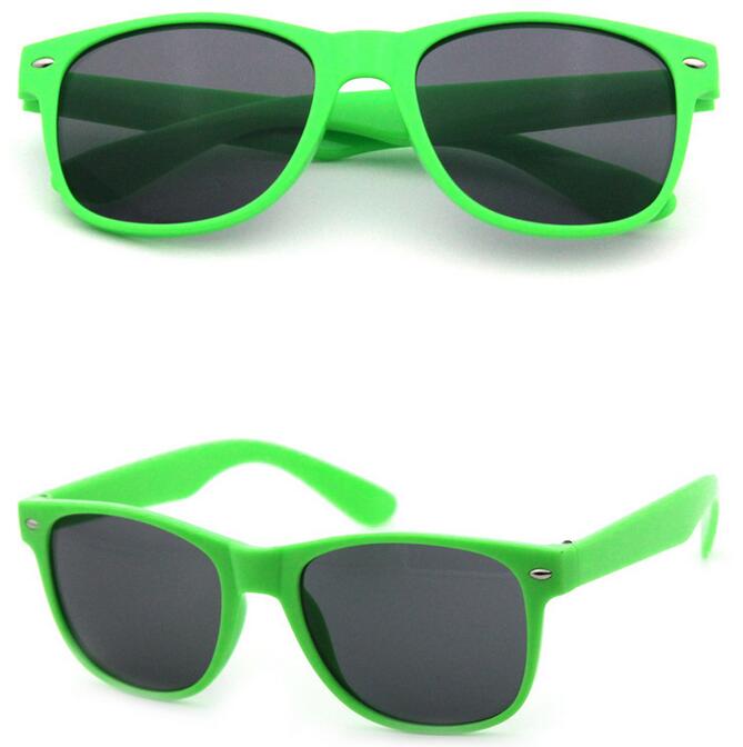 Green Wayfarer Sunglasses