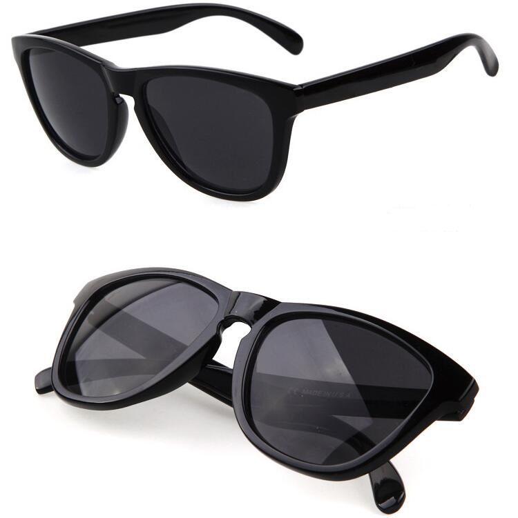 Black frogskin style sunglasses